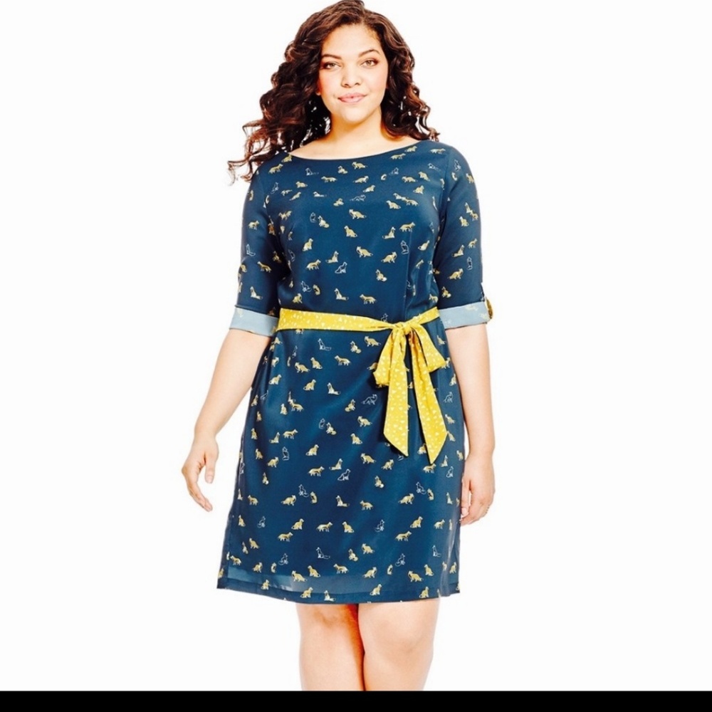 Isabel and Alice Fox Foxy Dress 3x